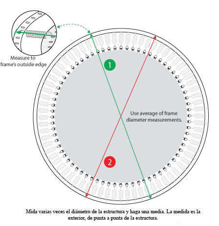 lona elàstica trampolí