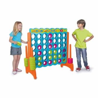 super 4 em linha, mega 4 em linha, juegos gigantes, juegos de exterior, juegos en familia, feber, famosa