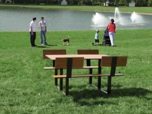 mobiliario urbano, mesas de exterior, procity