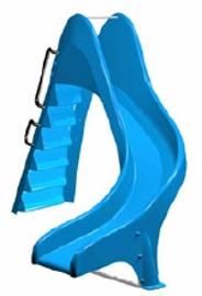 Tobogan Corbat de Piscina 150