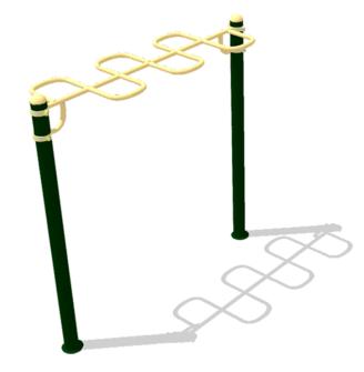 norten, baloiços esportivos, aparatos esportivo ar livre, aparatos esporte exterior, maiores, calistenia, calistenia street workout, street fitness, crossfit, crossfit street workout, paralelo inclinado, calistenia NT76S, calistenia snake