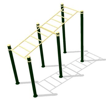 Parc Calistenia Workout Escala Doble Ascendent NT71HII