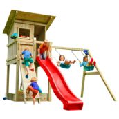 Parque infantil Beach Hut + columpios