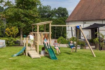 Parc infantil Mini Cascade amb gronxador doble