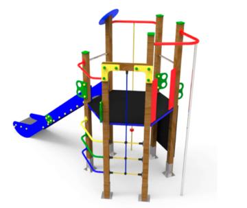 Parque Infantil Torre Hexagonal