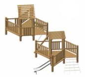 Parque infantil madera natural Soca