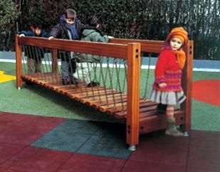 pasarela equilibrio parque infantil