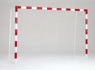 Portería de fútbol-sala de tubos redondos fija