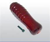 Puño barnizado con tornillo para futbolin