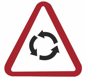 Sinal de perigo, Rotunda, Prevenção Rodoviária, sinais trânsito, sinais tráfico, sentido proibido, obrigação. obrigatório, escolas, colégios, câmaras municipais, sinalização trânsito, educação rodoviaria, circuitos, circuitos viação, 