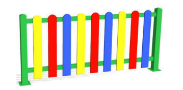 Valla metálica Lama Colores PEHD