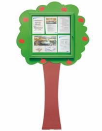 vitrina exterior arbre mural