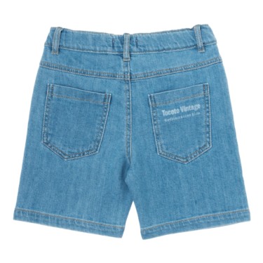 Vintage light blue denim shorts for men