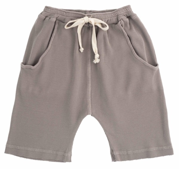 WAFFLED KID SHORTS ORGANIC COTTON