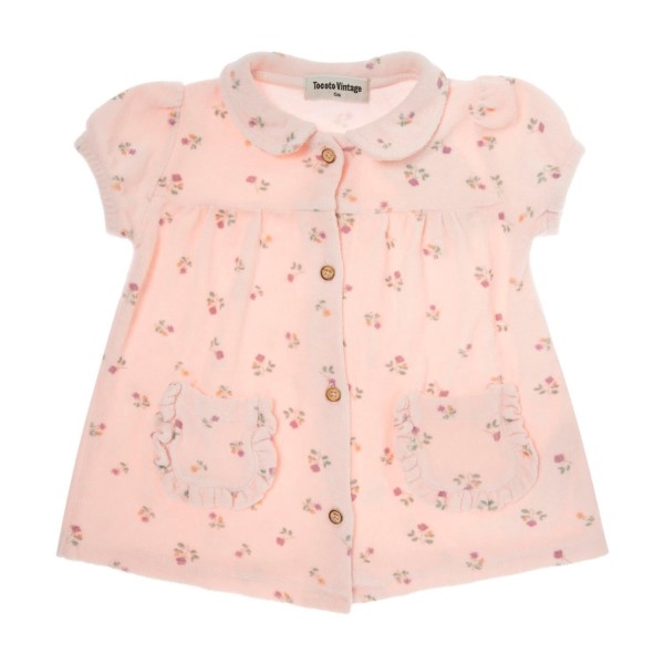 VESTIDO BEBE RIZO ESTAMPADO FLORES