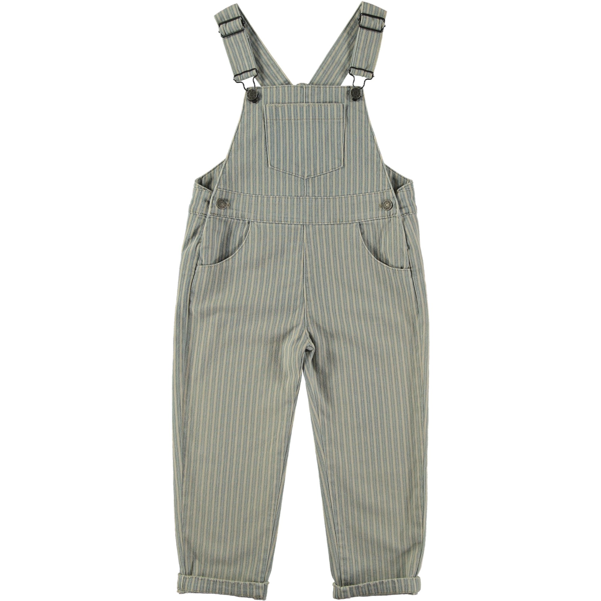 STRIPED JEANS OVERALL 1