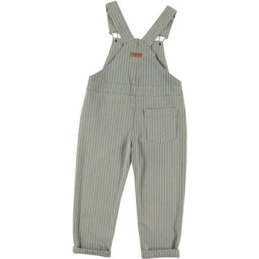 STRIPED JEANS OVERALL 2