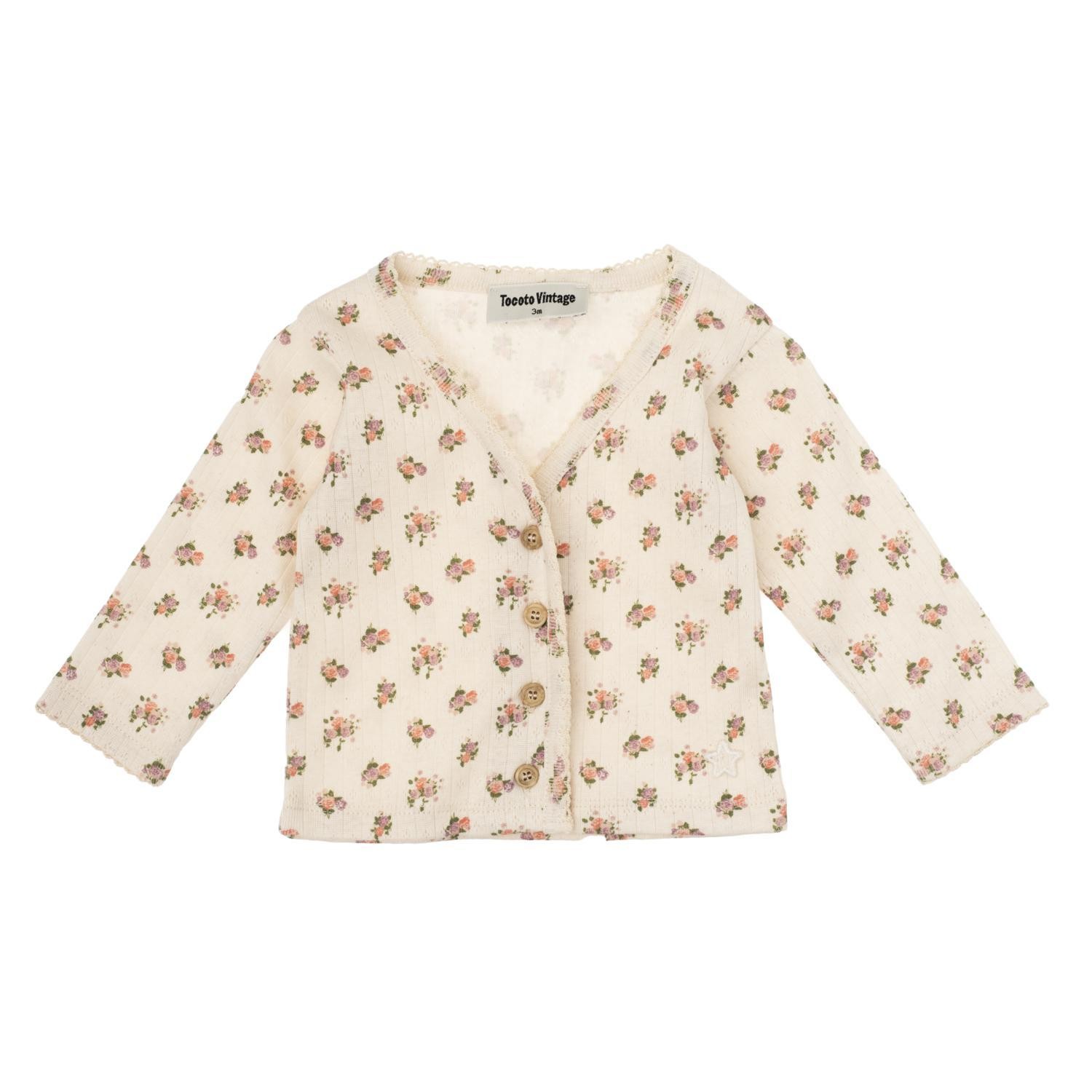 FLORAL PRINT CARDIGAN