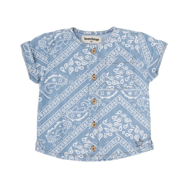 BANDANA PRINT LIGHT SHIRT