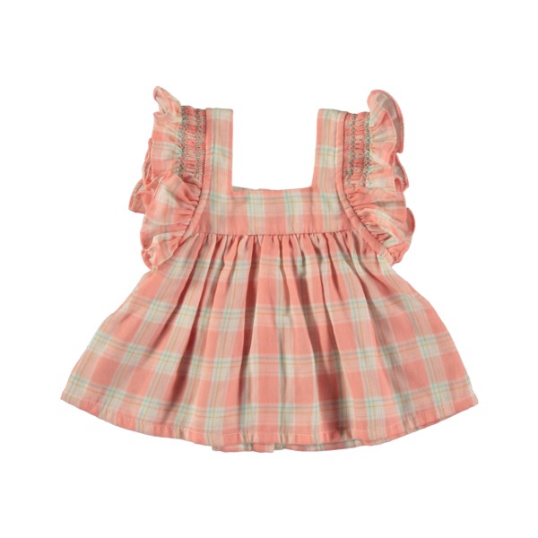 BABY BLOUSE WITH CHECKS AND BUTTONS