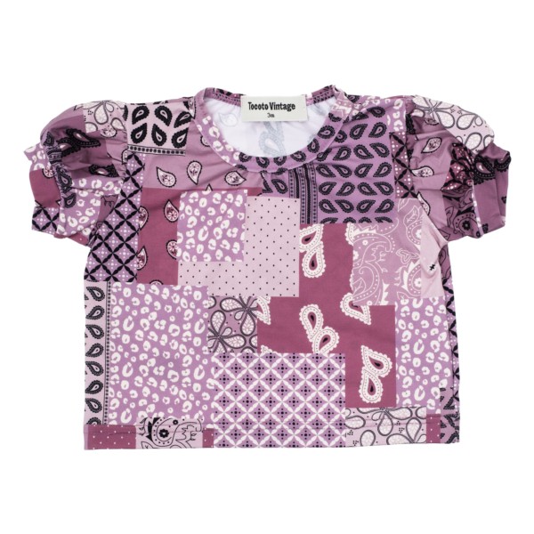 BABY SWIM T-SHIRT SHORT SLEEVES PRINT BANDANA