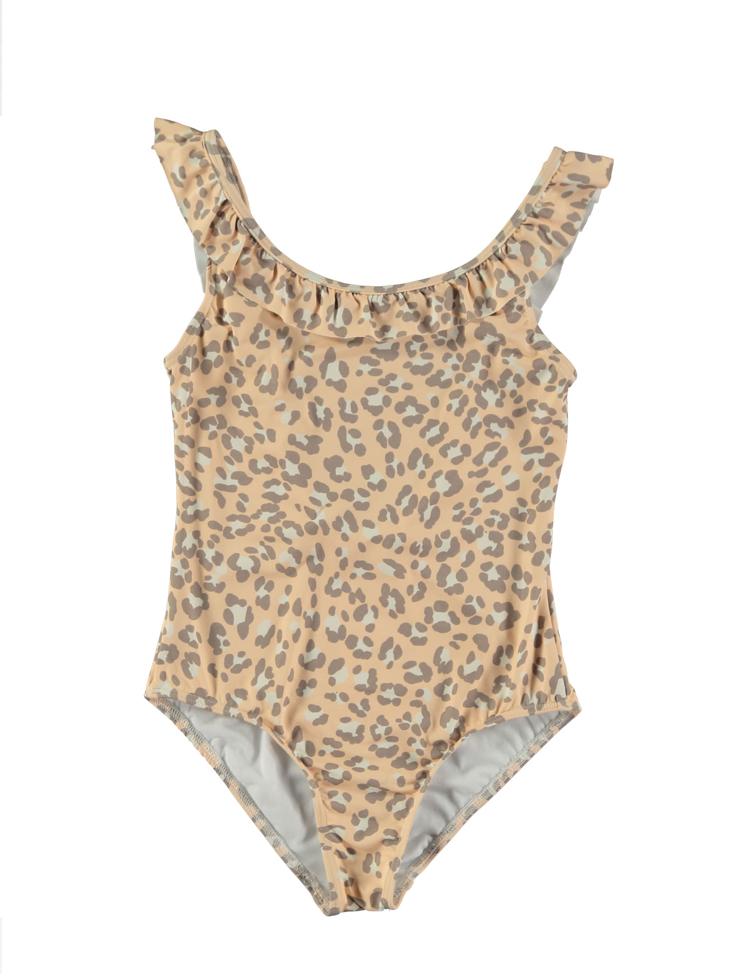 ANIMAL PRINT SWIMSUIT WITH RUFFLED STRAPS 2