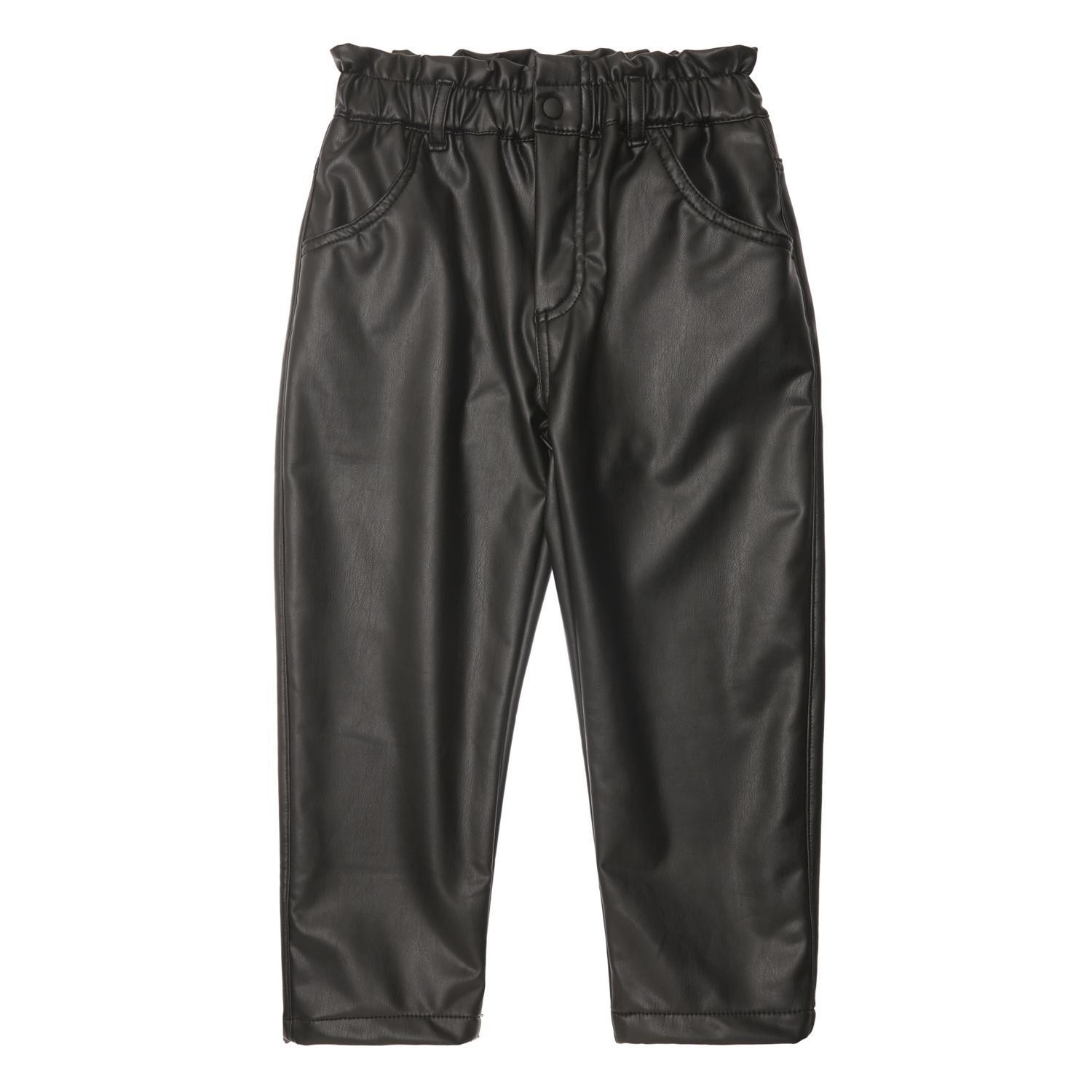 Faux leather pants