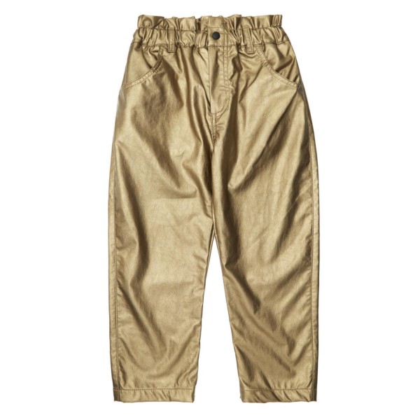 Pantalon dorado polipiel