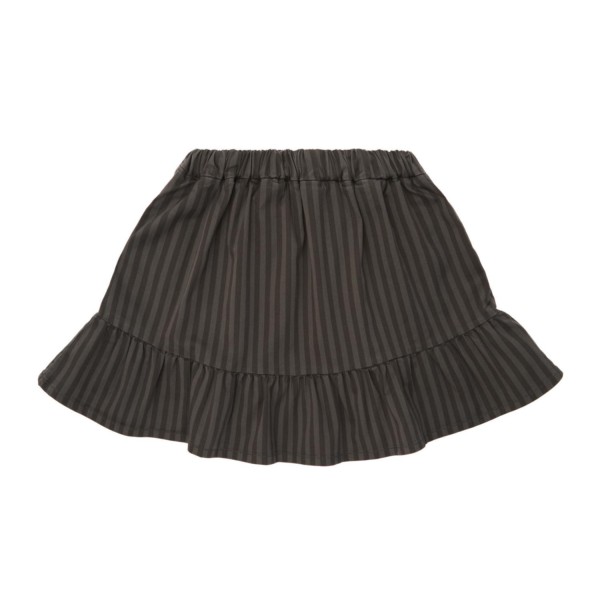 Stripped denim skirt