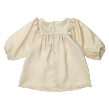 Baby gold ruffled mini dress 1