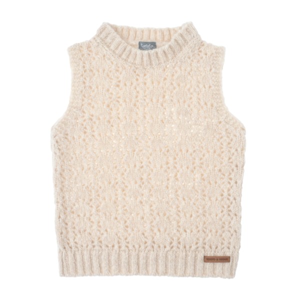 OPENWORK KNIT VEST