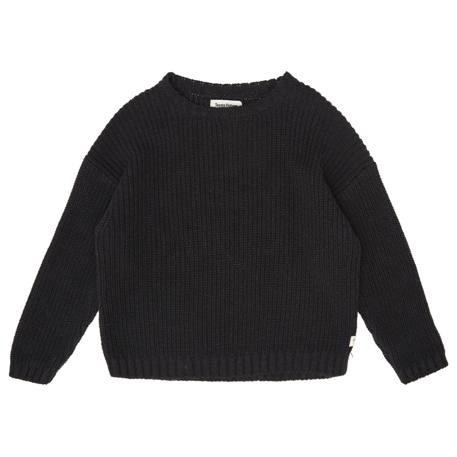 Kid pearl knit basic sweater