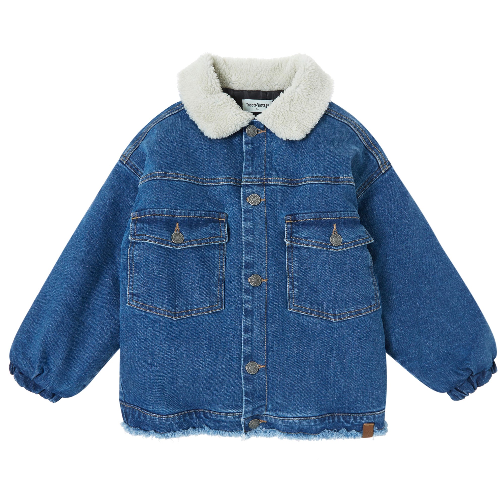CAZADORA DENIM FORRADA BORREGUITO