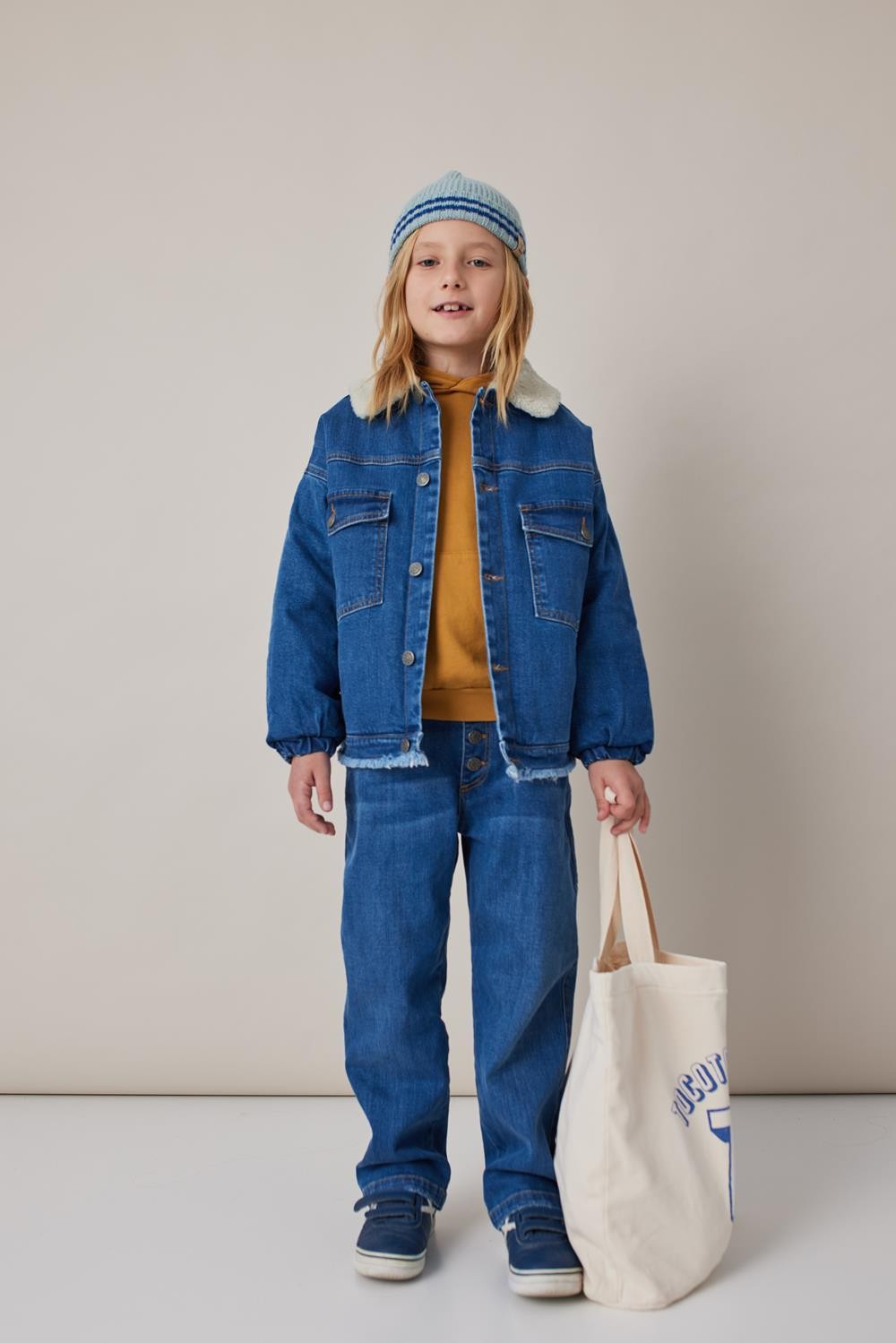 CAZADORA DENIM FORRADA BORREGUITO 1