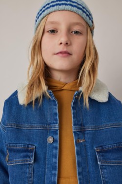 CAZADORA DENIM FORRADA BORREGUITO 2