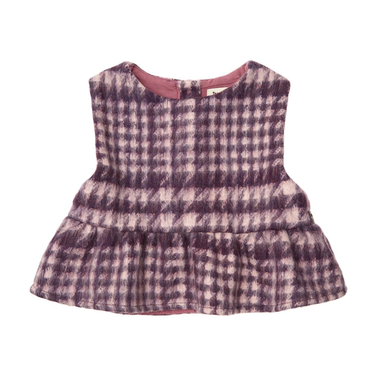 tocoto vintage Chaleco de cuadros grandes