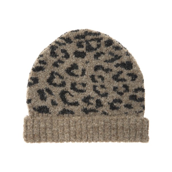 Animal print knitted hat baby-kid