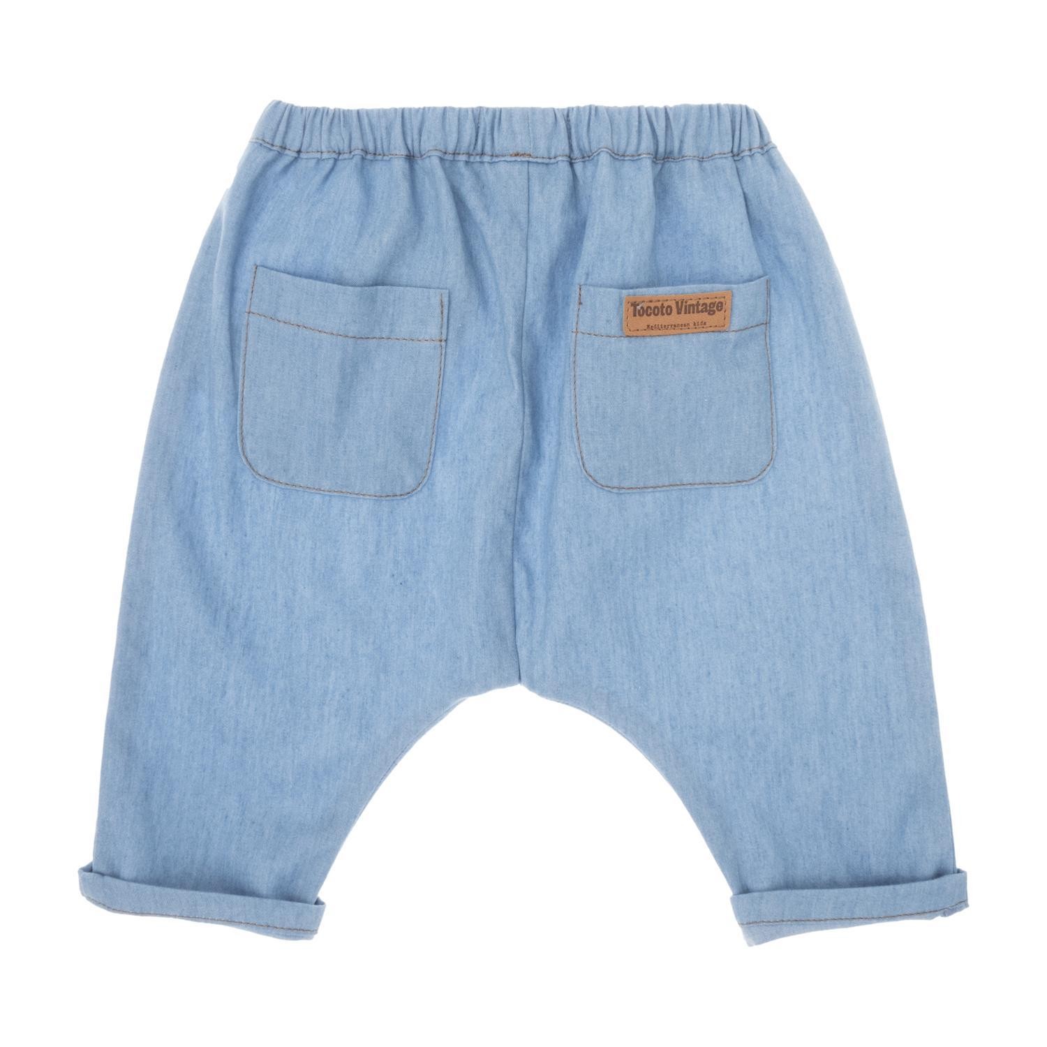 BABY PANTS CHAMBRAY