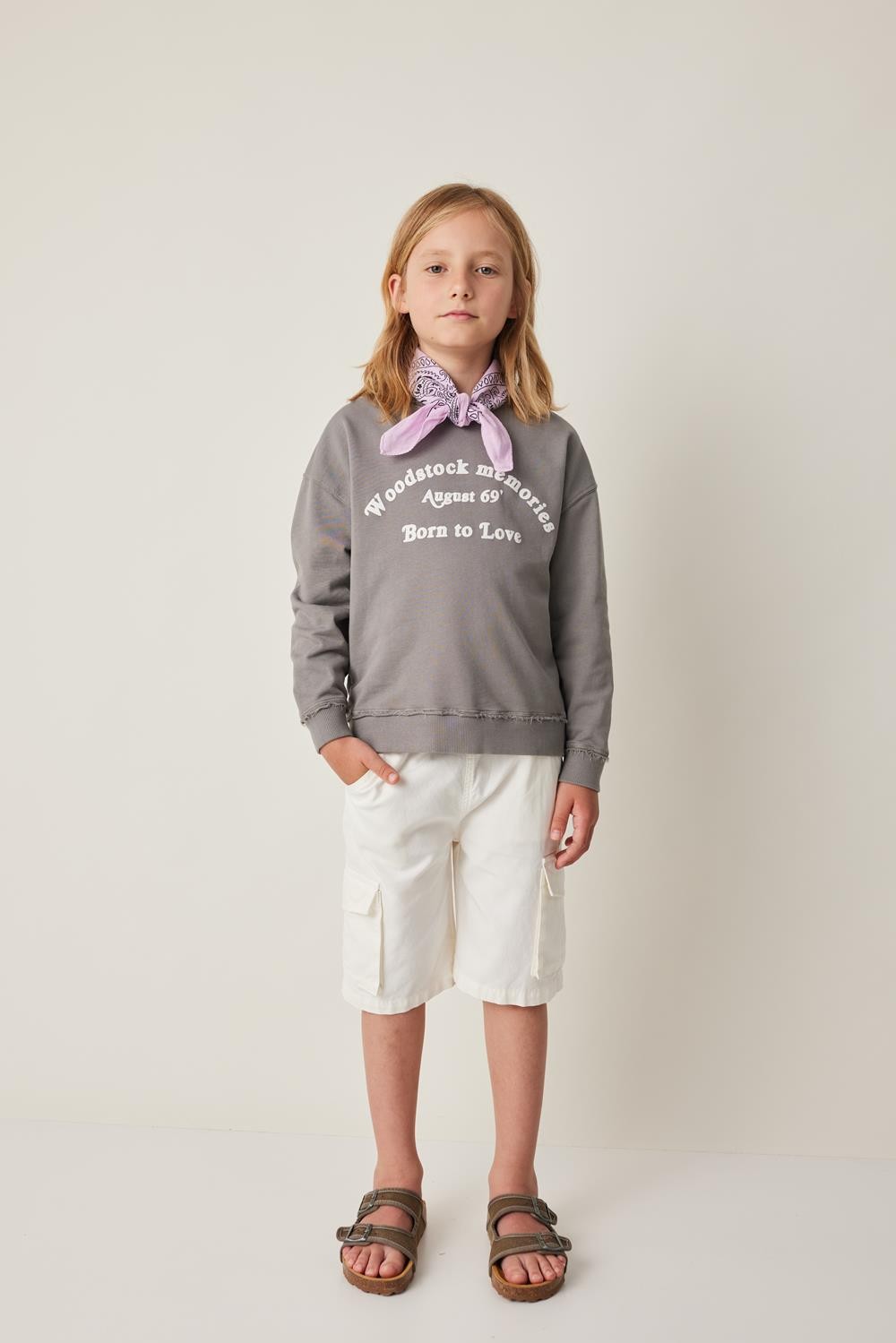 BERMUDAS CARGO ALGODÓN-LINO
