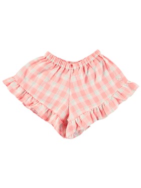 DOUBLE FABRIC CHECKERED SHORTS 2
