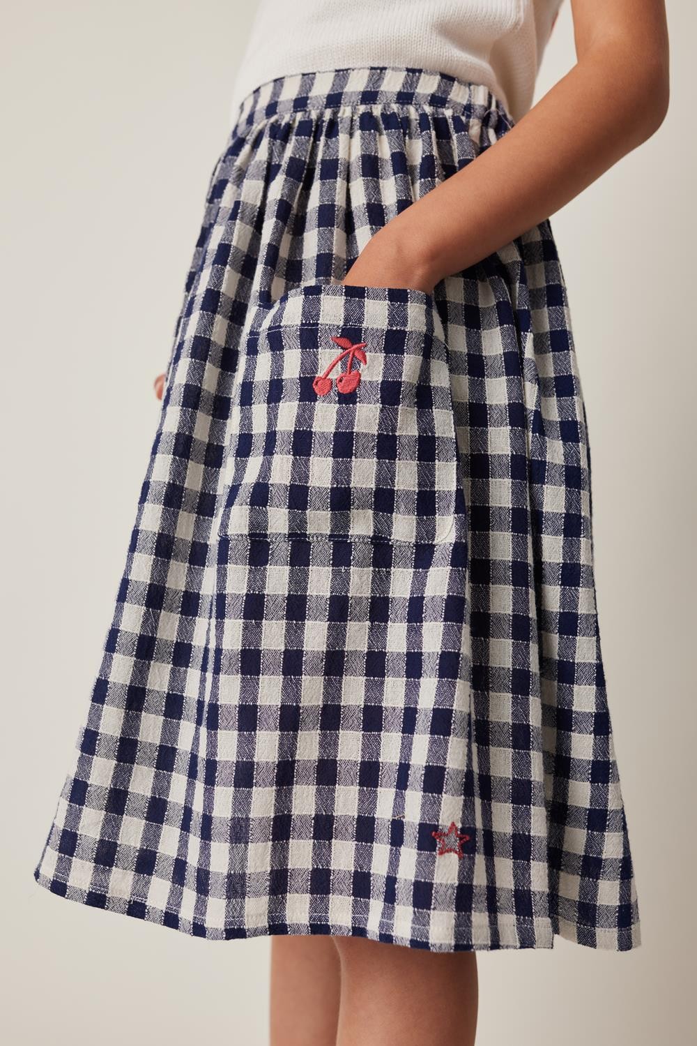 FALDA BOLSILLOS CUADRO VICHY 1