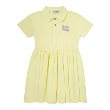 SHORT SLEEVE PLAIN TERRY DRESS 3