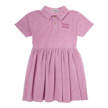 SHORT SLEEVE PLAIN TERRY DRESS 2