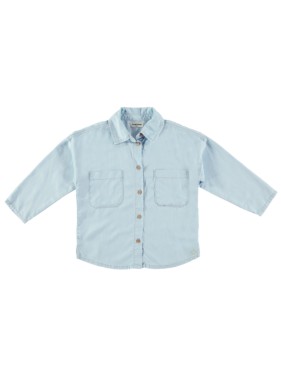 KID LONG SLEEVE SHIRT WITH SHIRT COLLAR WITH POCKETS 2