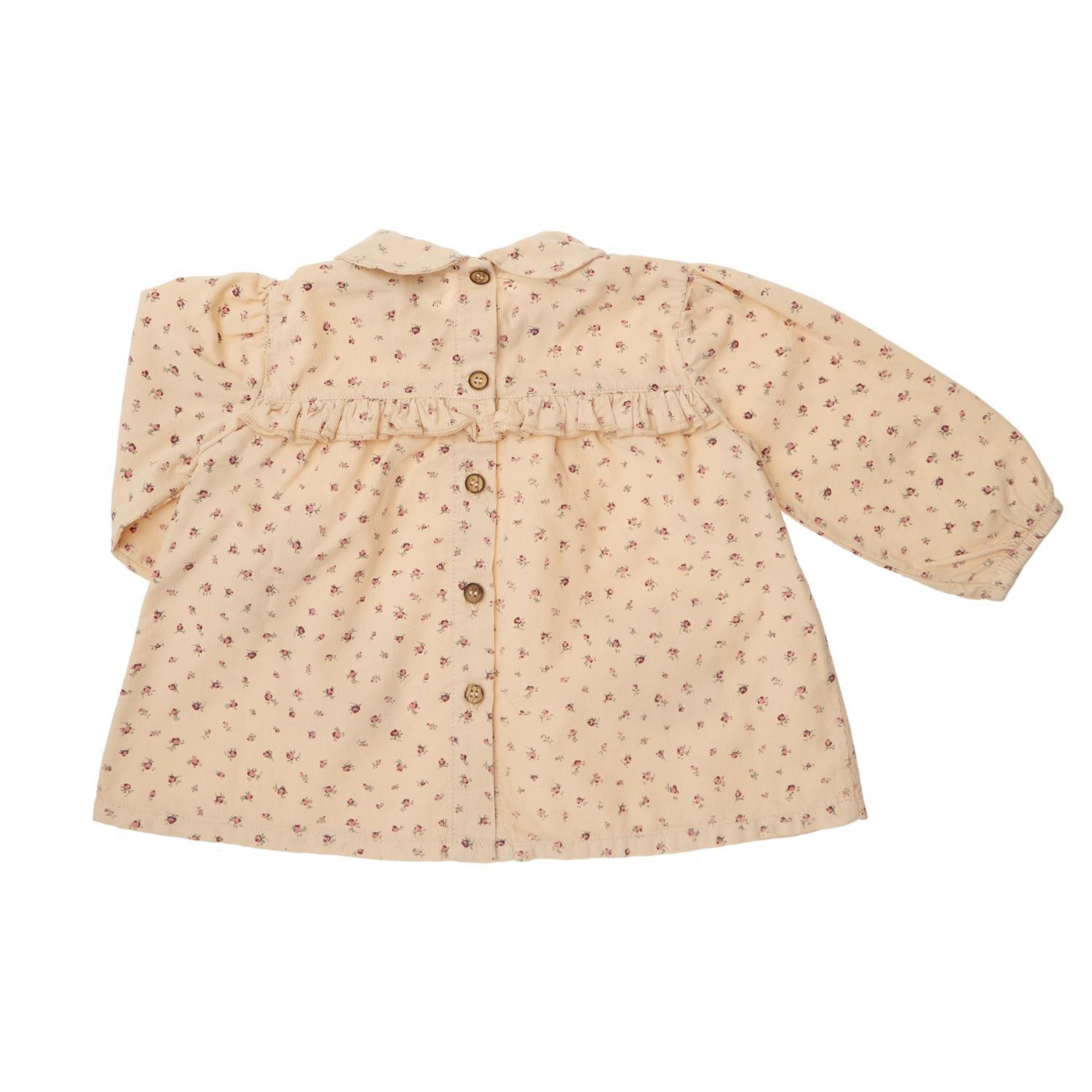 Micro corduroy flower dress baby