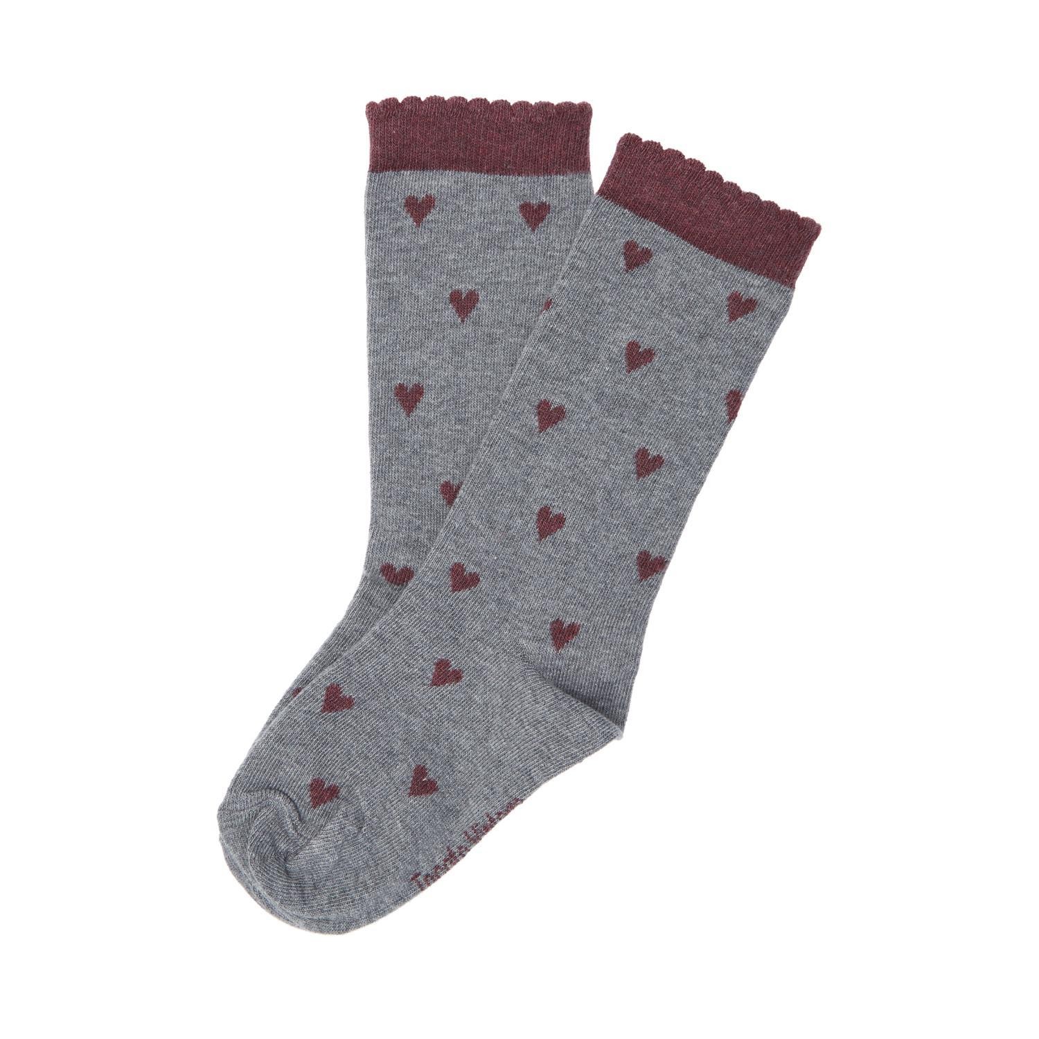 Heart long socks