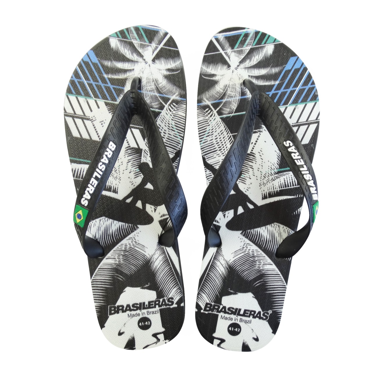 Beach flip-flops BRASILERAS,Printed 20 Mix ,Made in Brazil