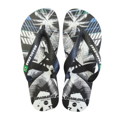 Beach flip-flops BRASILERAS,Printed 20 Mix ,Made in Brazil