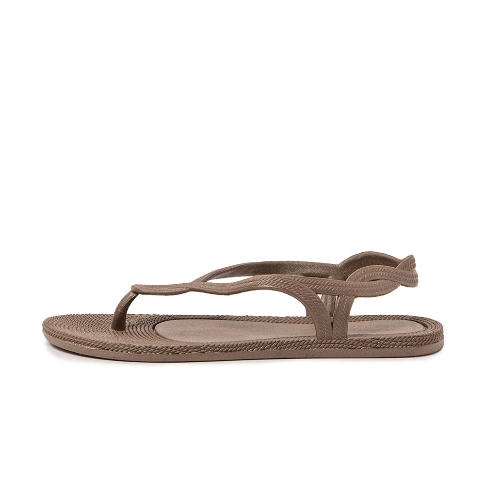 Antalya Tongs Marron Femme 5