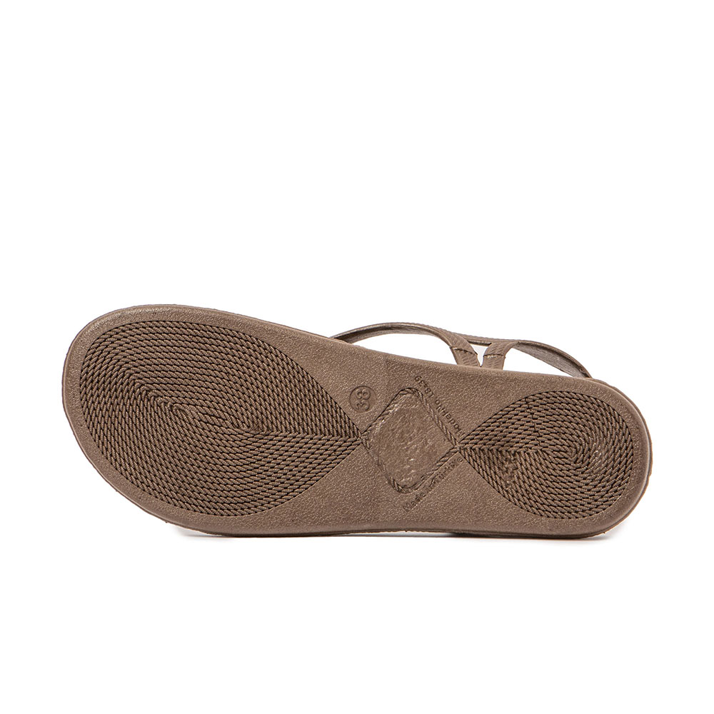 Antalya Tongs Marron Femme 7